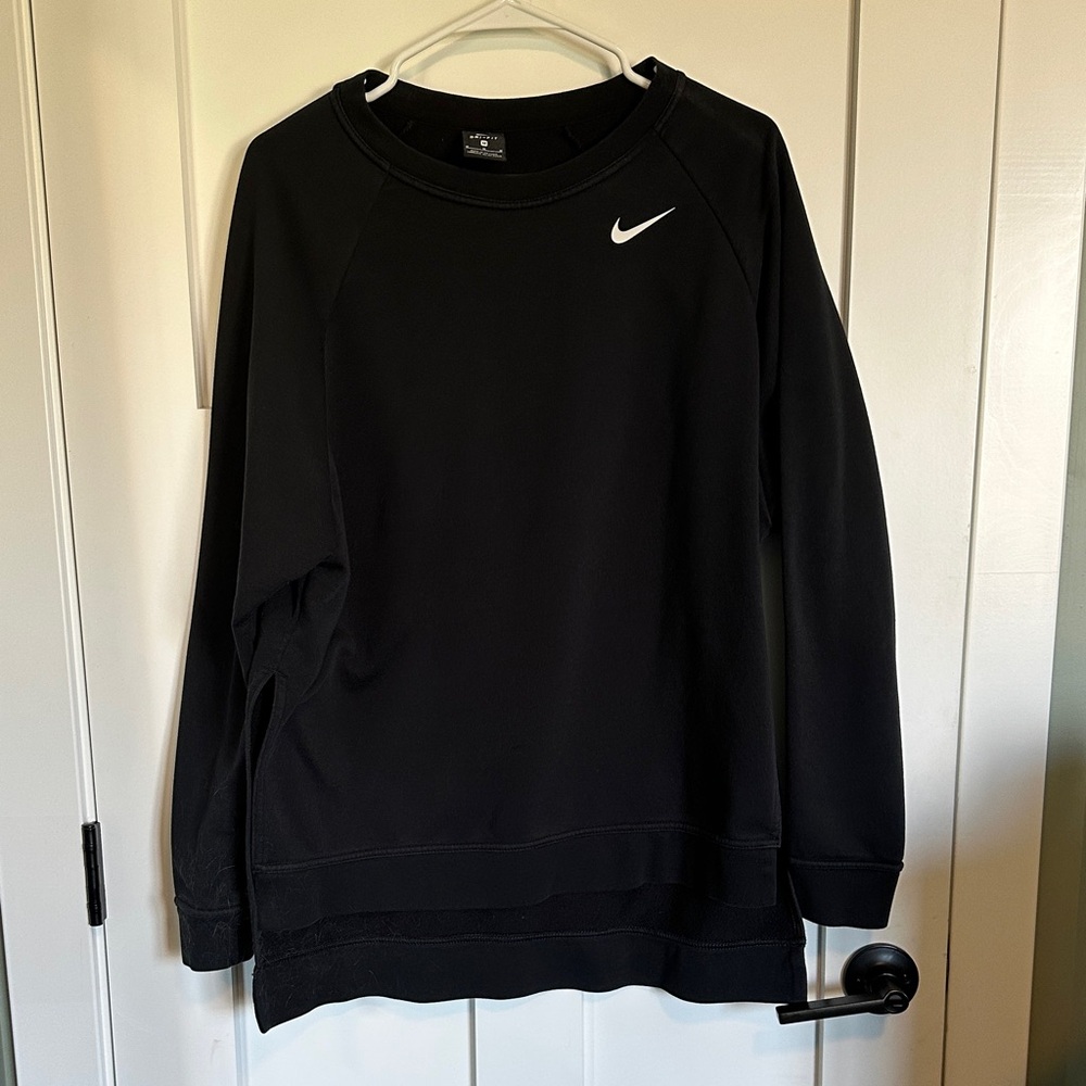 Nike Men's Black Crewneck Sweater